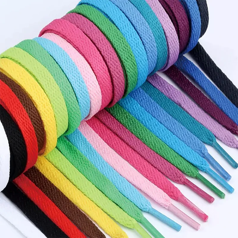 Pantone color 45 Inch  Colored Flat Athletic Shoe Laces Child Adult Sports Shoes Lazy Casual Shoe Lace