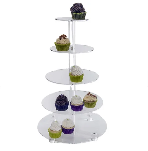 Luxury Acrylic Cake Display Shelf Acrylic Cake Display