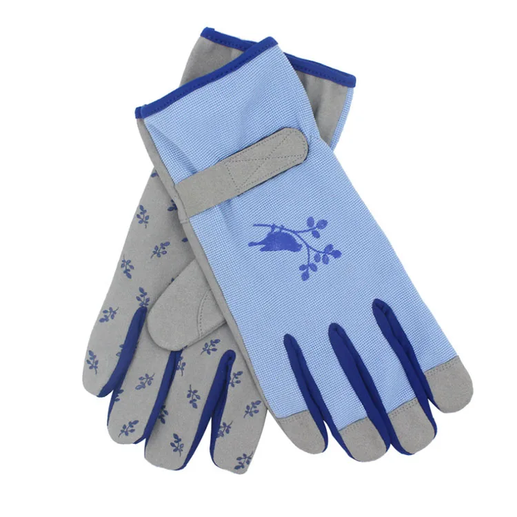 Solid Color Short Printing Stab-proof Working Garden Gloves