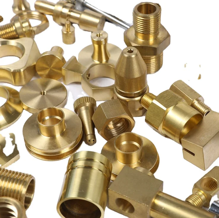 Customized  cnc machining turning calibration brass/copper car spare parts machine replacement components C3450 C2600