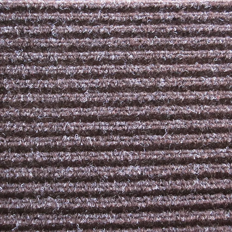 Red polyester stripe wedding rug carpets mat