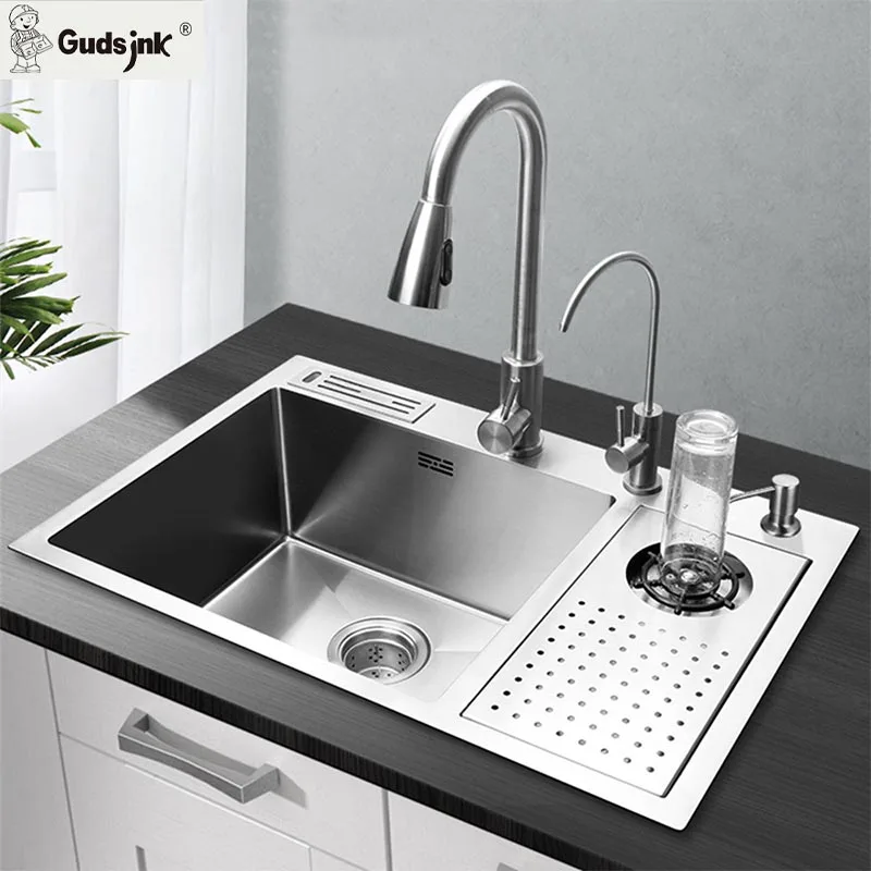 Gudsink New Deswhiteunction Topmount Bars Sink Ksprayer Basinup Rinsersink Faucets Mixer Tapsndmade Kitchen Sinks Kitchen Faucet