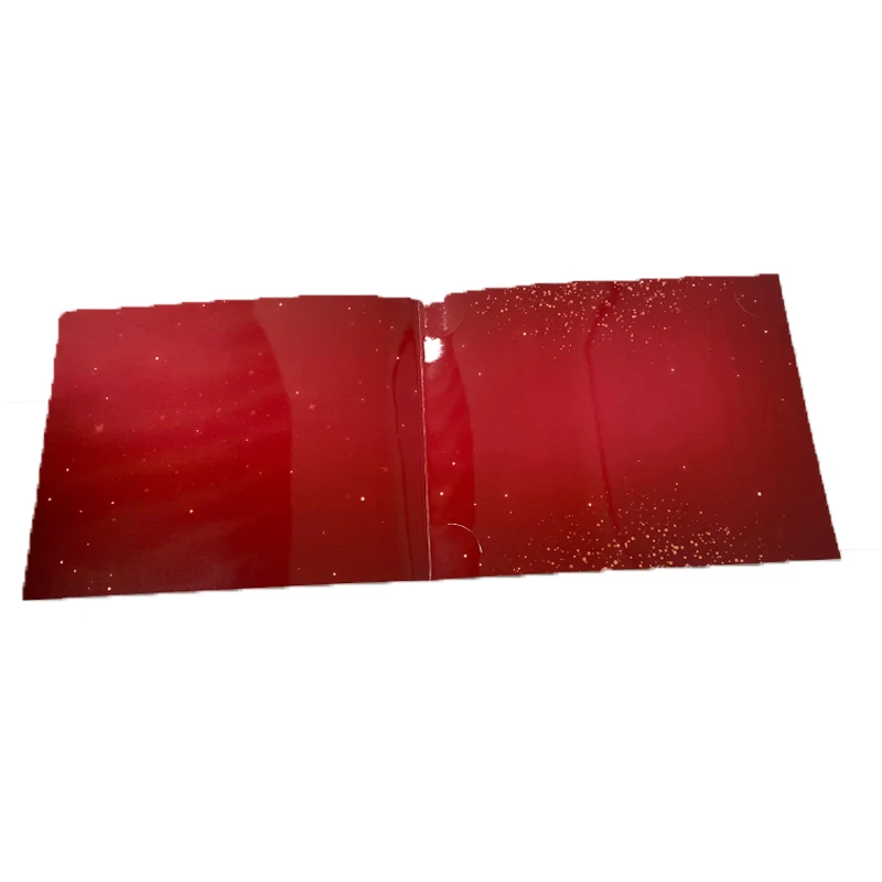 OEM customize paper flip open photo frame with slot, folded paper photo book frame for 4R,6R,8R