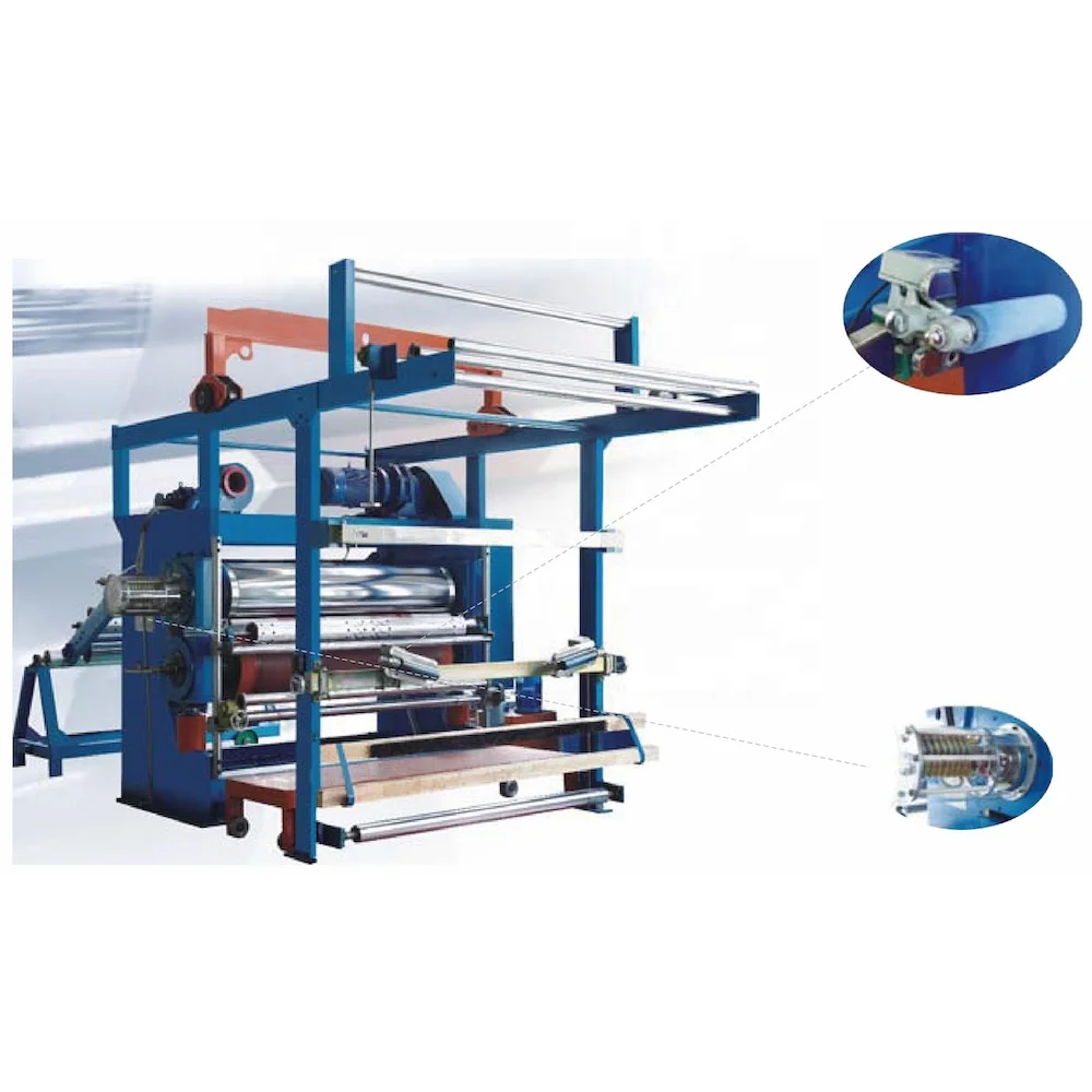 2/3 rollers super-luster fabric calendering machine
