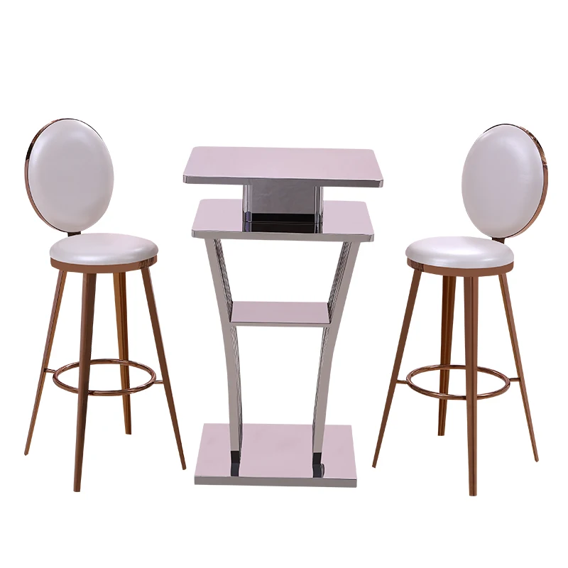 
Wholesale Glass Table Metal Bar Table for Home Used 