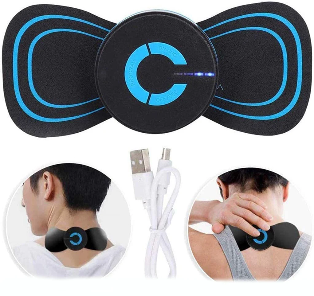 EMS Self Adhesive Electric Massage Pad Muscle Stimulation EMS TENS Back Massage Mat
