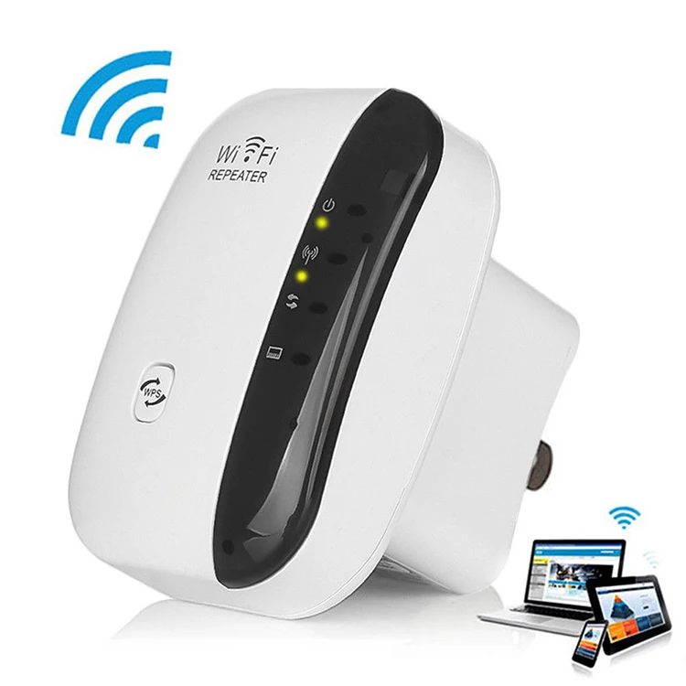Удлинитель Wi-Fi с WPS-усилителем интернет-сигнала, 300 Мбит/с