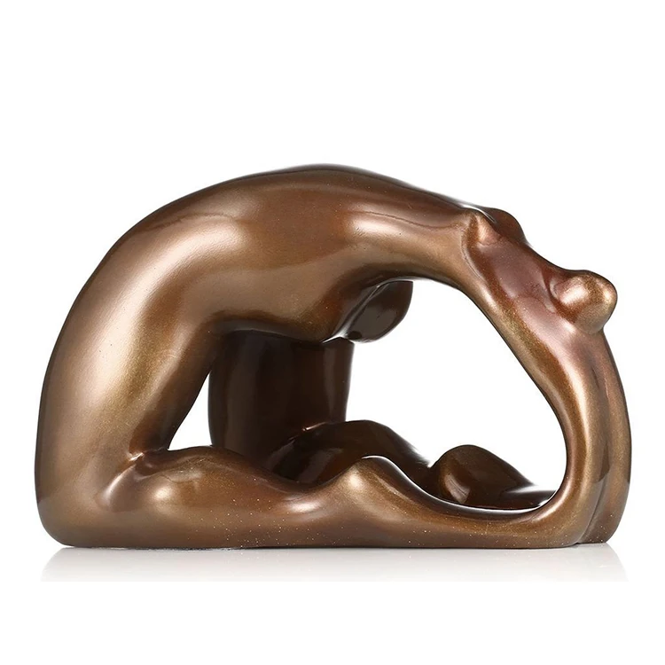 Home Decor life size yoga fat lady statues bronze fat woman statue sculpture for park