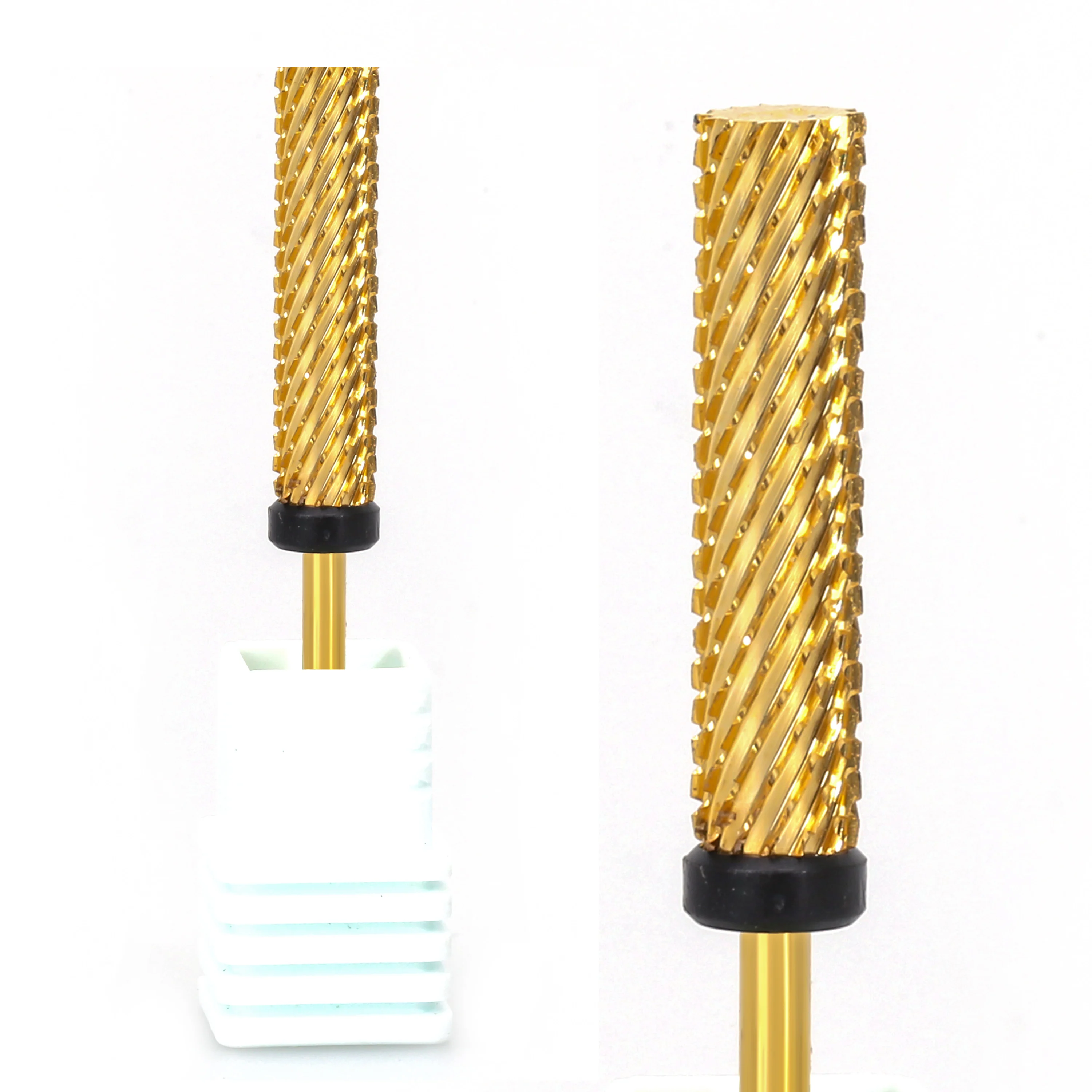 ESTAR Wholesale Direct Price Gold Coated Tungsten Rotary Carbide Nail Drill Bit For Manicure And Pedicure