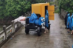 Drainage Irrigation Diesel Engine Driven Pump Truck Outlet Size DN50-DN200, 1 HP-176 HP, with Wheels