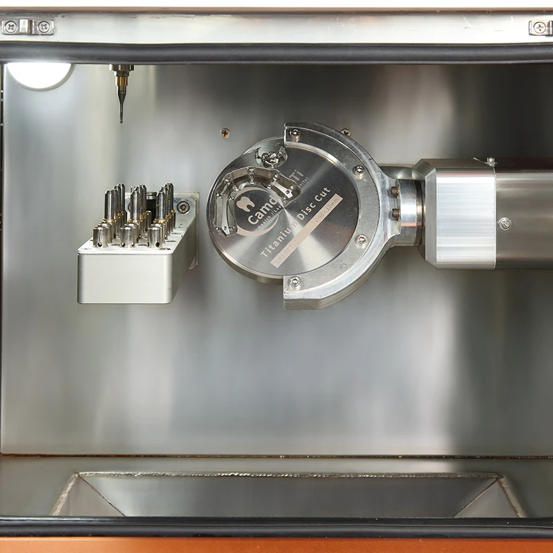 CAD/CAM 5A-xis wet and dry dental milling machine 5axis for Premill,PMMA,E-max,Peek,Zirconia..