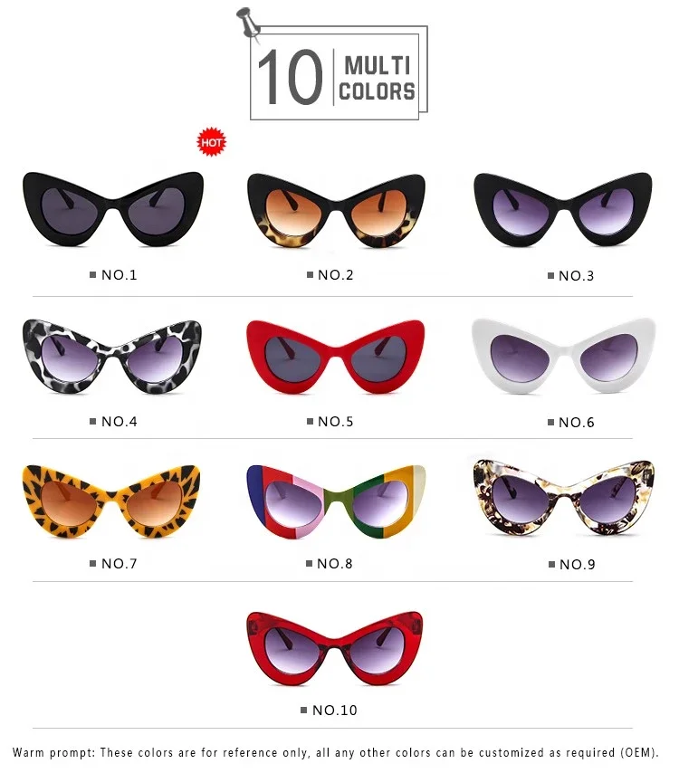 5141 Latest Fashion Cat Eye Sunglasses Wholesale Retro Shades Sunglasses For Women 2022