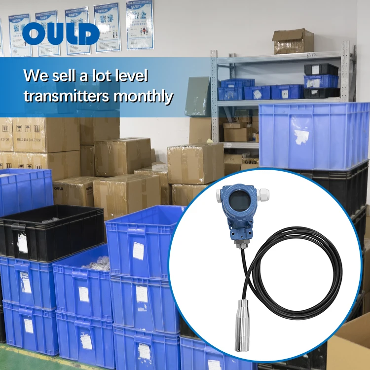 OULD PT-928 Water Level Meter 100M Submersible Measure Tank Water Level Alarm Gauge Sensor Transmitter