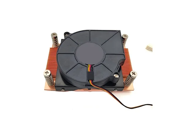 Newest AMD AM4 1U active cpu cooler cooling  copper skiving fin heatsink heat sink with 4pin PWM fan for AMD ryzen 5 5600x