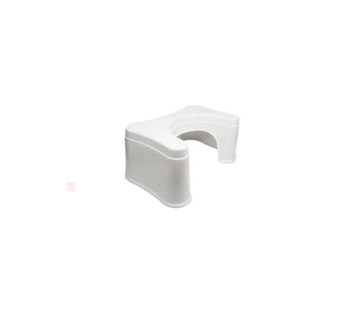 Wholesale toilet anti-constipation non-slip plastic step stool scientific angle PP+TPR toilet stool