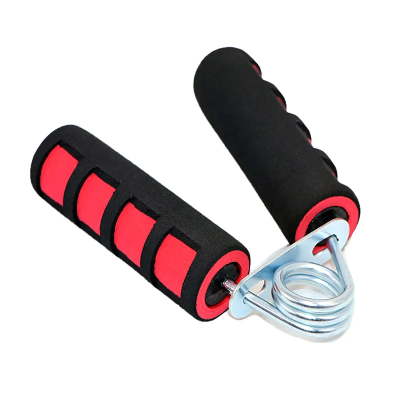 Heavy duty metal gym wrist arm muscle trainer exerciser soft foam handle hand grip strengthener