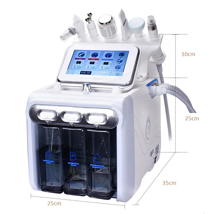Hot selling H2O2 Deep cleaning Hydra Dermabrasion Aqua Oxygen Jet Microdermabrasion Facial Peeling Machine