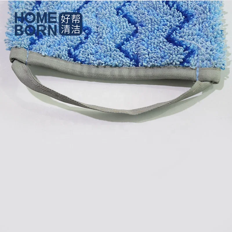 Xingtai hot magic microfiber mop pad yarn refill flat mop head with four colors hanging ear