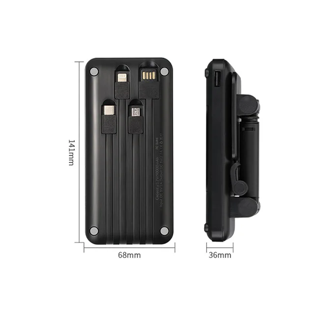 2 in 1 New accessory idea power bank classic brass wood pen teacher gift set