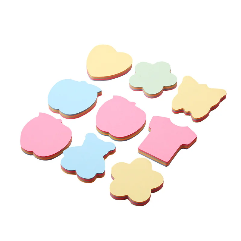 
Wholesale 3*3 100 Sheets Multicolor Sticky Notes Cute Custom square shape Memo Pads It and Post Bookmark 