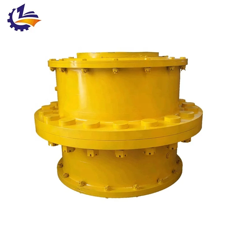 Russian large steel mill spare parts high quality 35CrMo cast and forged steel gear coupling