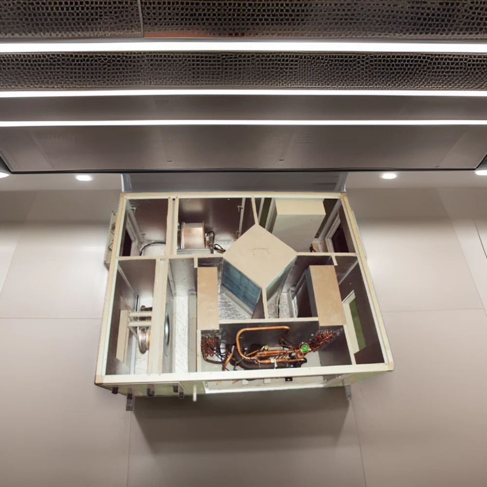 Детали систем теплового насоса T3 HVAC блок обработки воздуха (AHU)