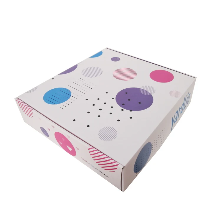 Recyclable custom shipping box Custom logo luxury paper hair wig packaging box Custom mail-order boxes