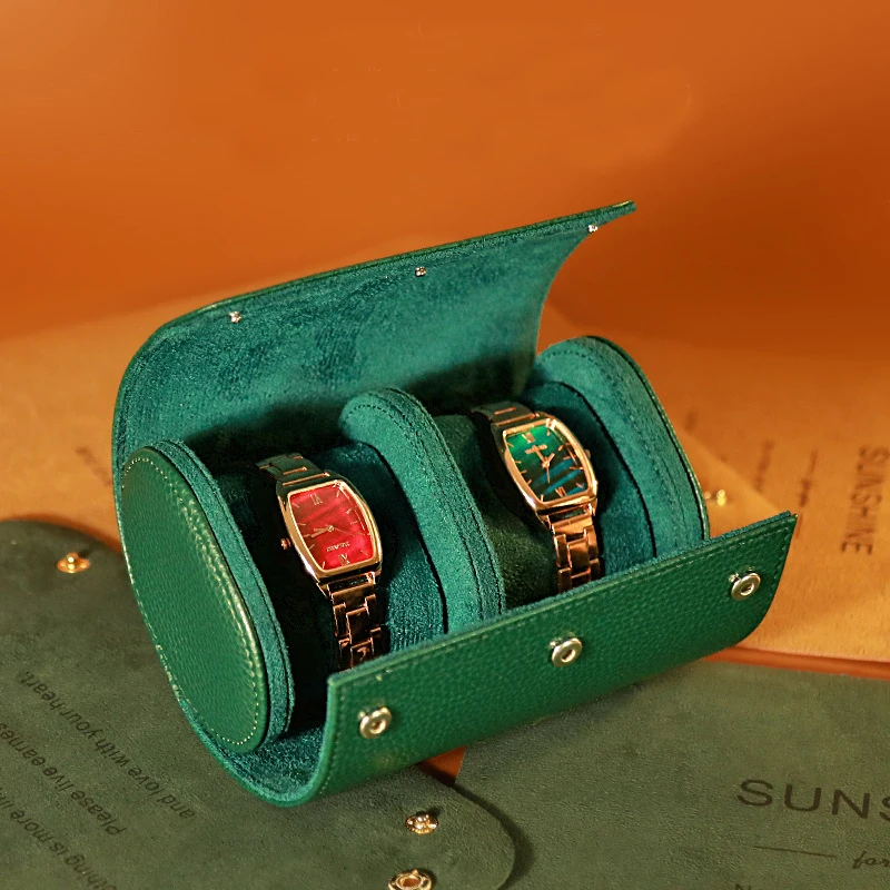 Watch Travel Case Roll Watch Display Storage and Organizer with Removable Watch Accessories & Parts