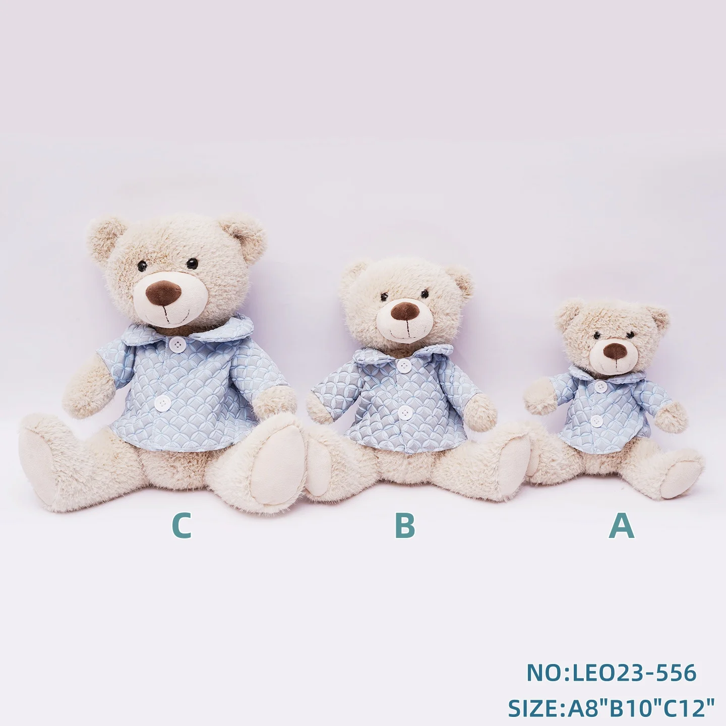 Oem Odm 20cm 25cm 30cm Customized Design Plush Teddy Bear Stuffed Animals Plushie Toy Teddy Bear Press