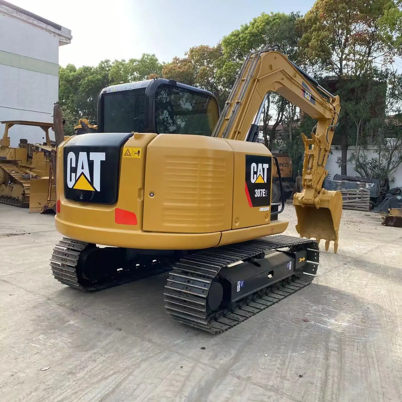 7Ton Used Caterpillar 307E2 Excavator 90% New Condition Construction Equipment Kawasaki PLC Included Pump Motor Sale