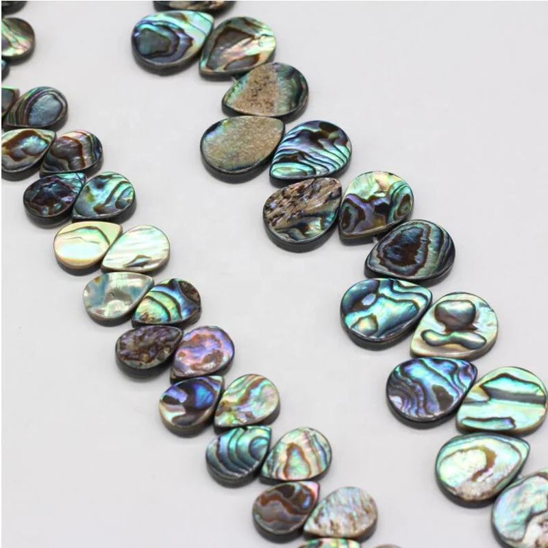 Natural Water Drop Abalone Shell Beads Fashion Shell Jewelry Pendant  DIY Jewelry Accessories