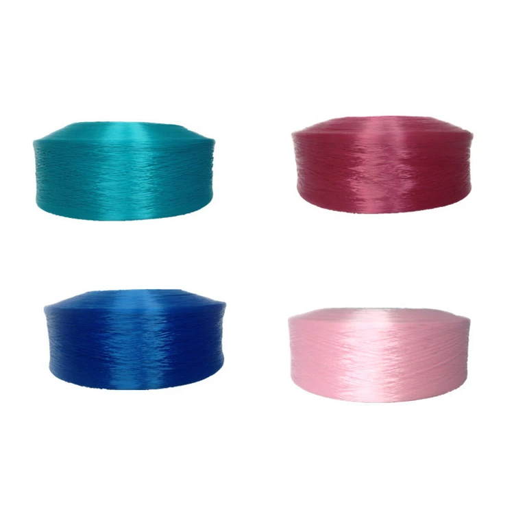 Wholesale Recycled Semi Dull Bright Colors FDY cone dyed 100% polyester fdy yarn sewing thread