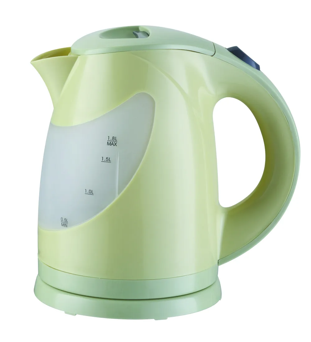 1.8L 2200W fast boiling cordless Cheap Plastic Electric Water Kettle