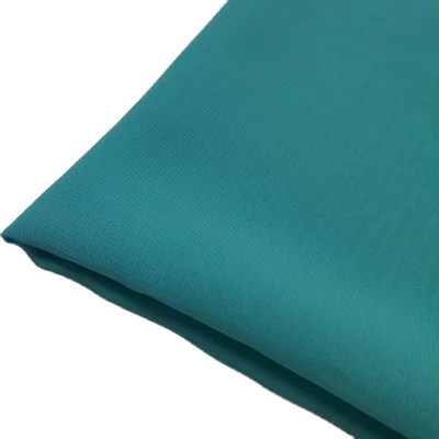100% полиэстер 133gsm зеленый голубой красный простое платье шифоновая ткань производитель