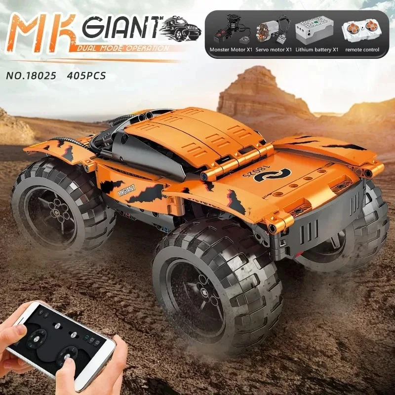 Формы King 18025 технические модели автомобилей для скалолазания приложение MK гигантский пульт дистанционного управления строительства RC наборы блоков подарки мальчиков