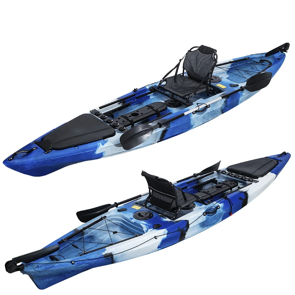 Factory pedal drive pedal kayak with cheap prices customized single sit on top fishing kayak canoe boat