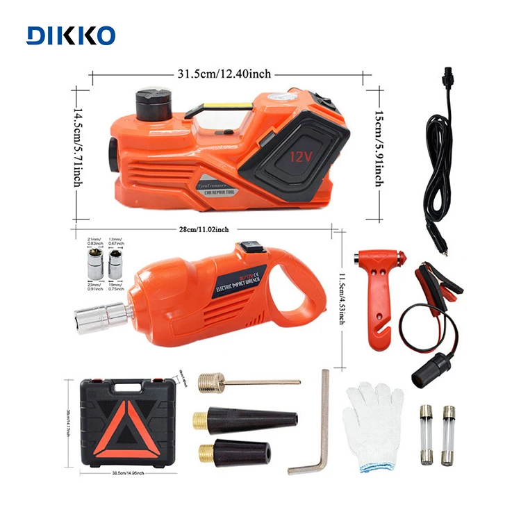 Fast Delivery Palet Jack  Electric Wrench Hidrolic Jack 3 in 1 Auto Multi-Function Maintenance Tools Jack Floor Automobile tool