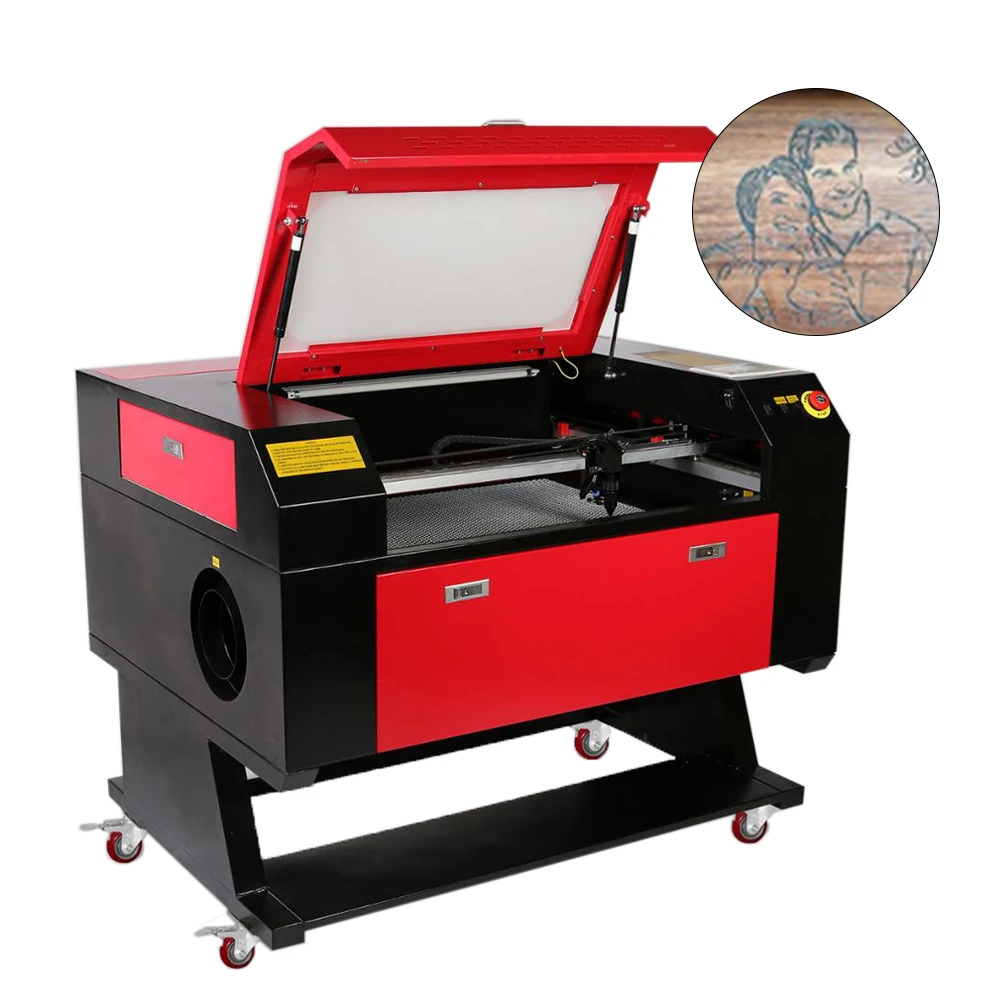 PEIXU- 7050 Poland/Czech/Germany/US 80W CO2 Laser Engraving Machine Cutter With Auxiliary Rotary Device Laser Engraver