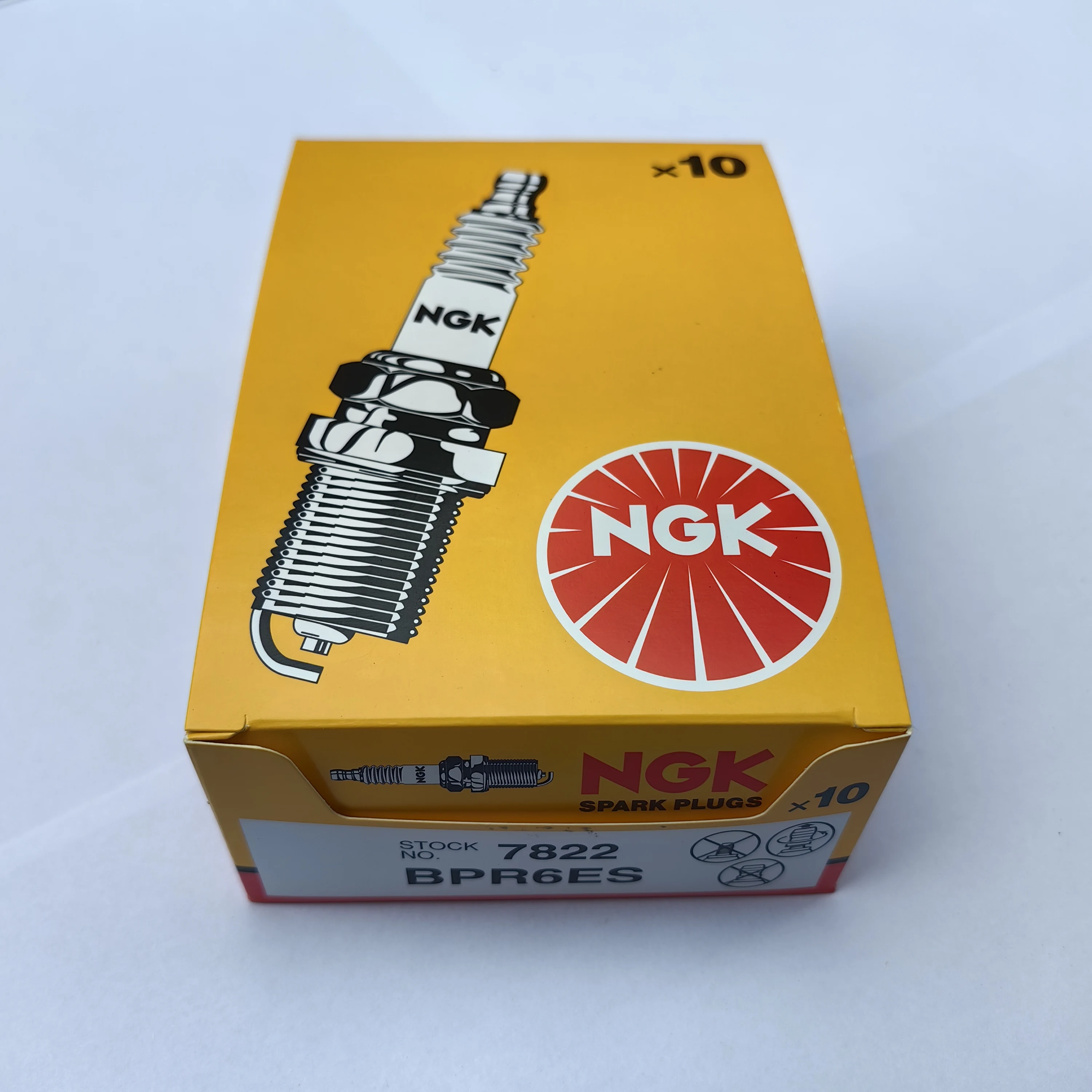 Karting engine systems NGK original Spark Plugs 7822 BPR6ES For Yamaha Karting MZ200-RK