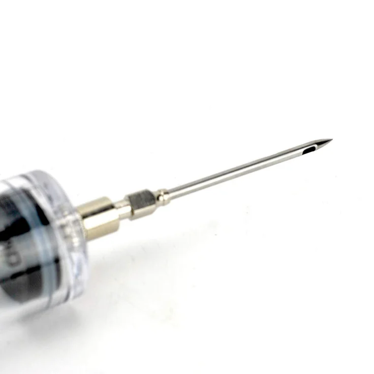 Meat Injector Plastic Marinade Turkey Injector Syringe with Screw-on Meat Needle for Smoker BBQ Grill 1-oz
