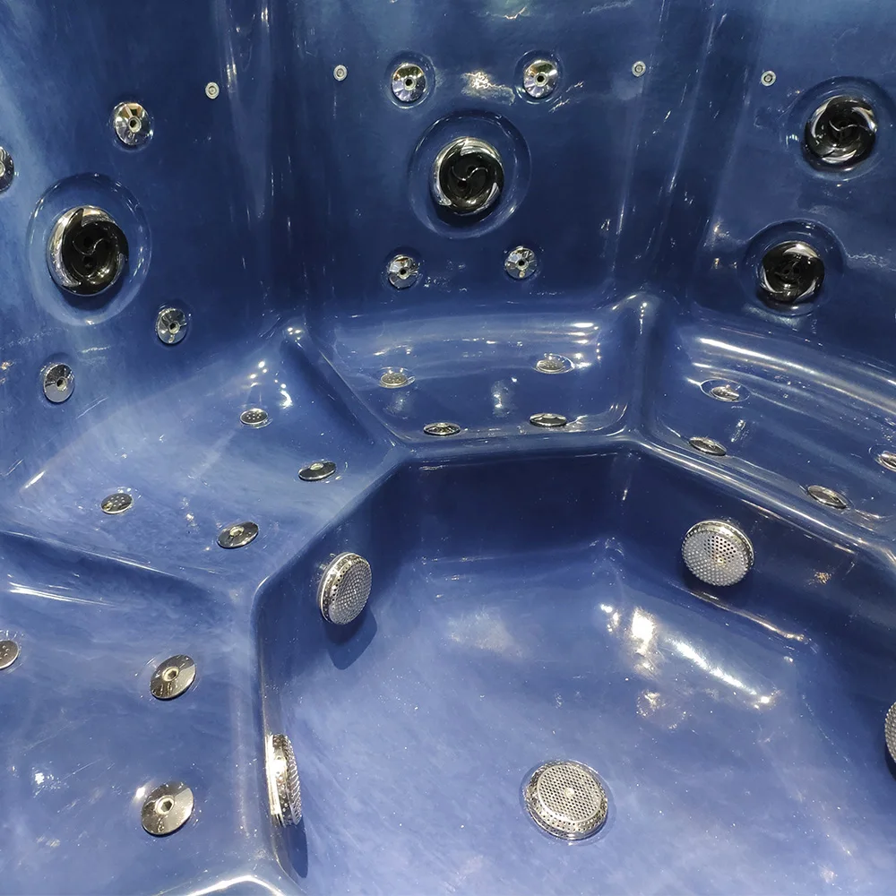 Classic acrylic 6 persons round whirlpool spa piscine outdoor BG-8811