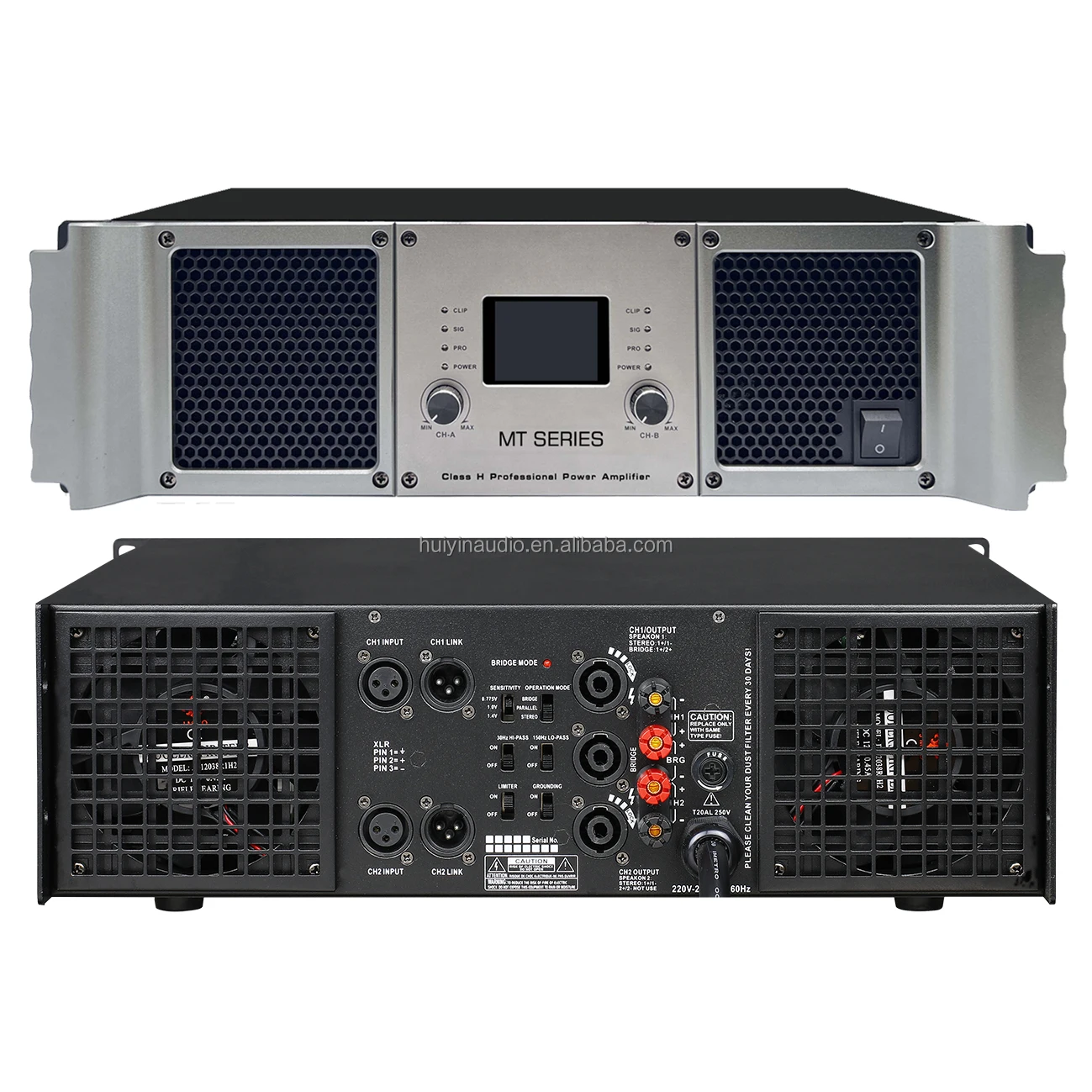 MT21500 2CH Amplifier Big Power Amplifier 2 x 1500W Two Channel Pro Amps For Meeting Room Bar KTV Disco DJ Audio