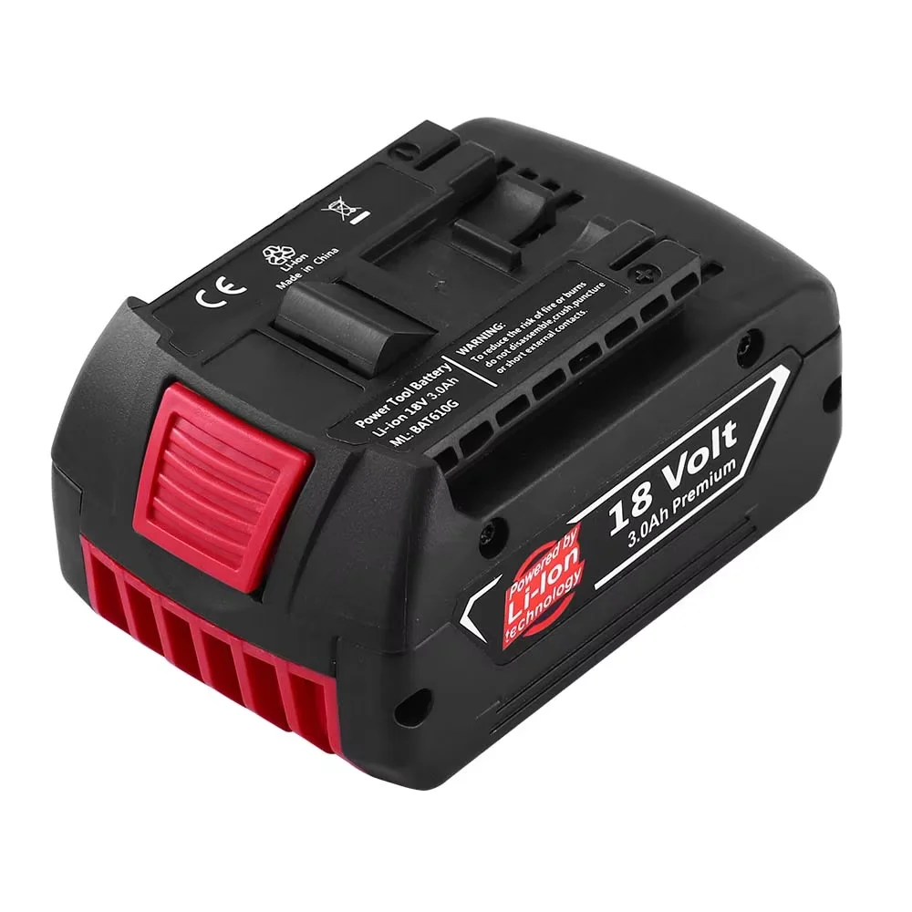 Compatible Bosch Power Tool Batteries For BOSCHS 18V 3.0Ah 4.0Ah 5.0Ah 6.0Ah Lithium Ion Battery BAT610G-2