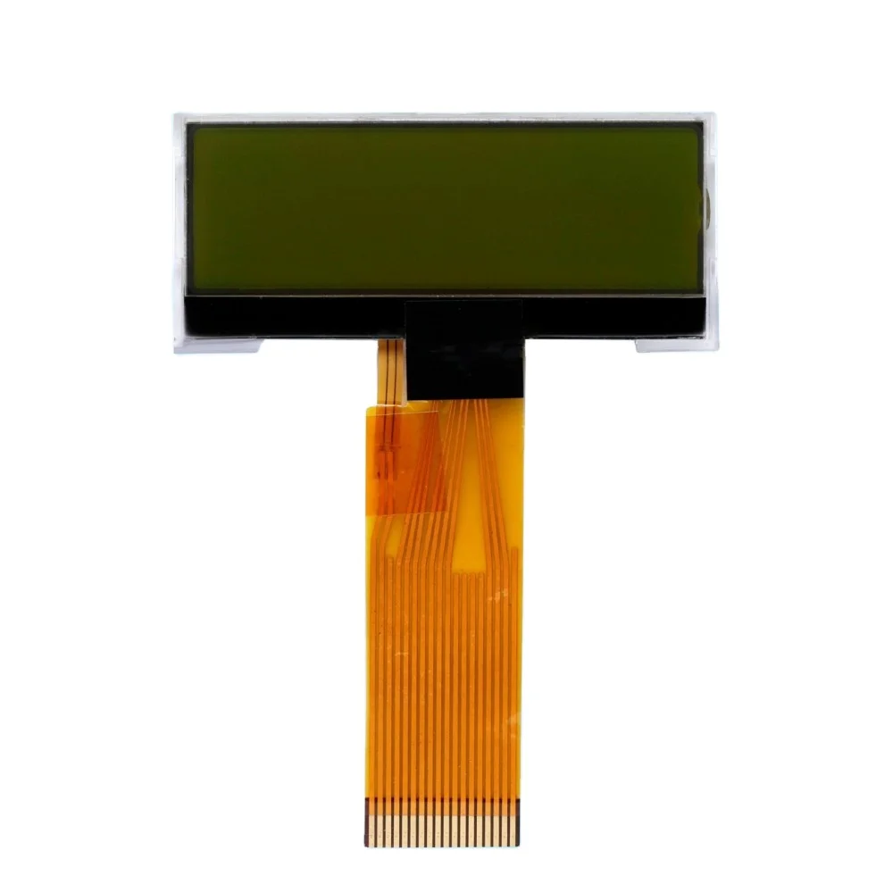 Factory Custom 122x32 Dots Graphic LCD Display Green Panel LED STN COG Graphic LCD Module