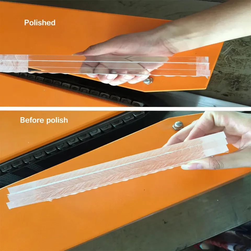 JX 2000 Wholesale Auto Matic Bevel Edge Diamond Polishing Acrylic Sheet