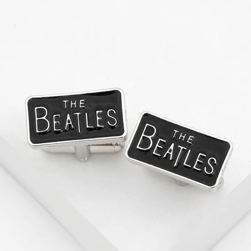 Wholesale Custom British Rock Band Logo French Shirt Cufflinks For Men Collar Accessory