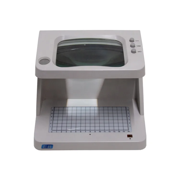 DC-107DW Electronic Real Money Detector  Micro-printing detection money detector with uv money detector with uv