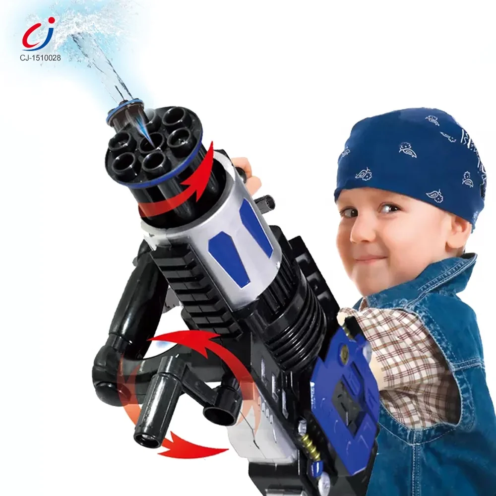 Gun backpack outdoor shooting summer toys kids playing jet water cannon toy