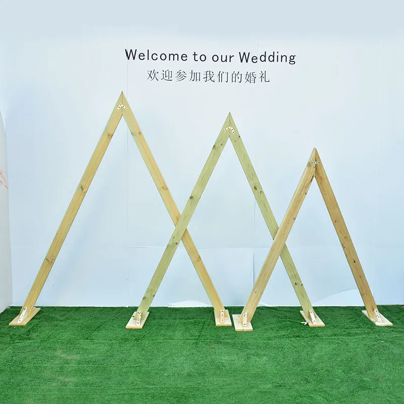 Wedding wooden arch decoration backdrop party decorations background for party wedding party events