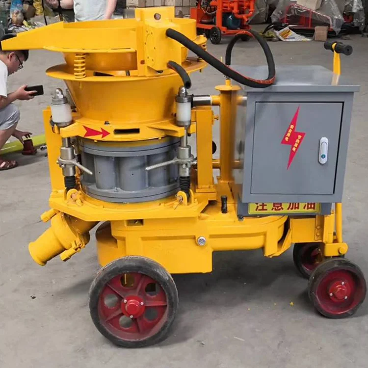 Shandong Aolai company produces pz-7 concrete shotcrete machine for slope reinforcement and wall